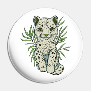 Leopard cub Pin