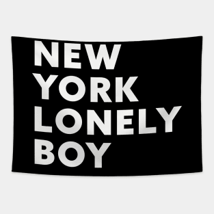 New York Lonely Boy Tapestry