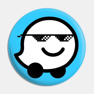 Maze-Waze Logo Spoof Pin