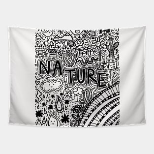 nature, doodling Tapestry