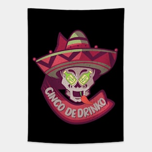 Cinco De Drinko Cinco De Mayo May 5th Tapestry