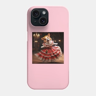 Flamenco Corgi Phone Case