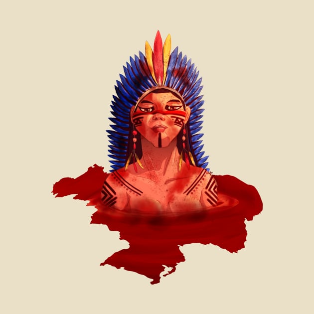 Indigenous Blood Brazil by leoceoldo