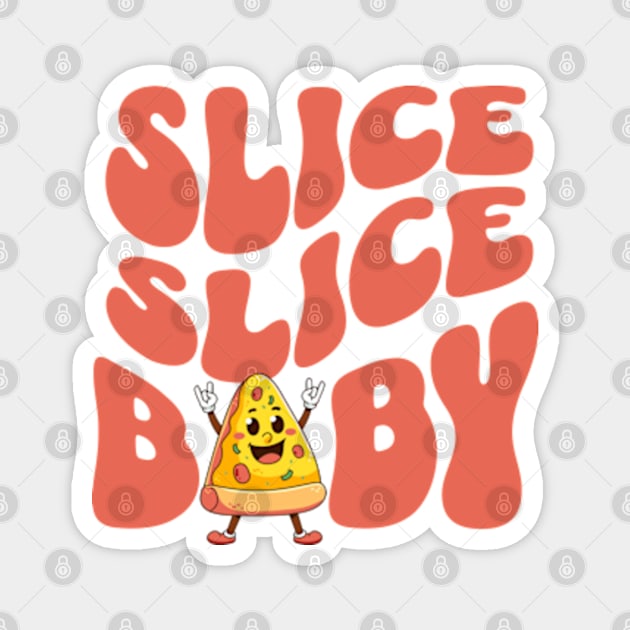 Slice Slice Baby Magnet by Three Meat Curry