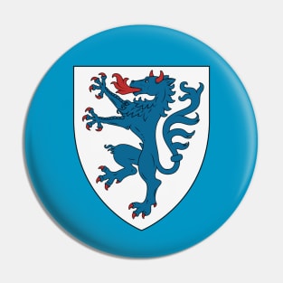 Verona Blue Beast Pin