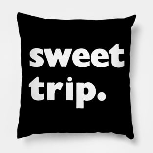Sweet Trip Vintage Design Pillow