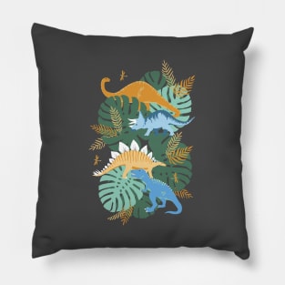 Jungle Dinosaurs Pillow