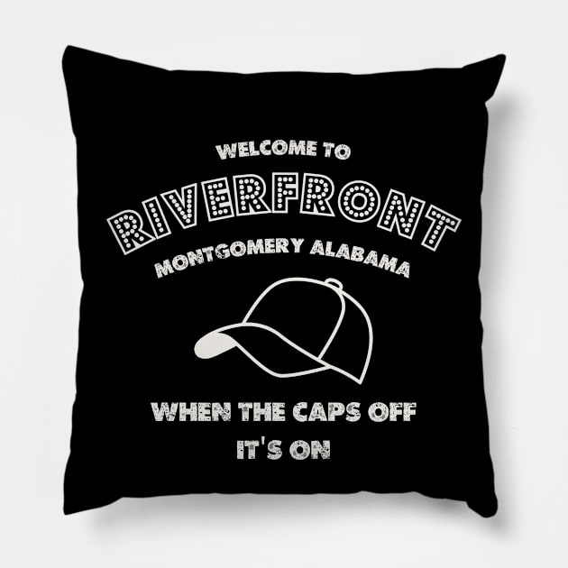 Alabama riverfront brawl, the caps off Pillow by Teessential