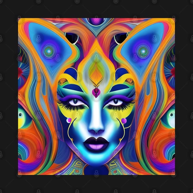 Catgirl DMTfied (6) - Trippy Psychedelic Art by TheThirdEye