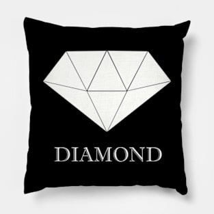 White diamond Pillow