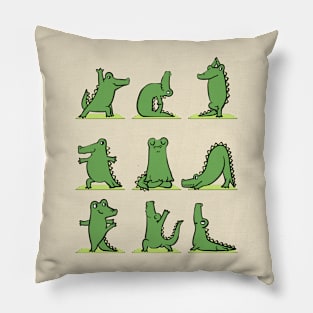 Alligator Yoga Pillow