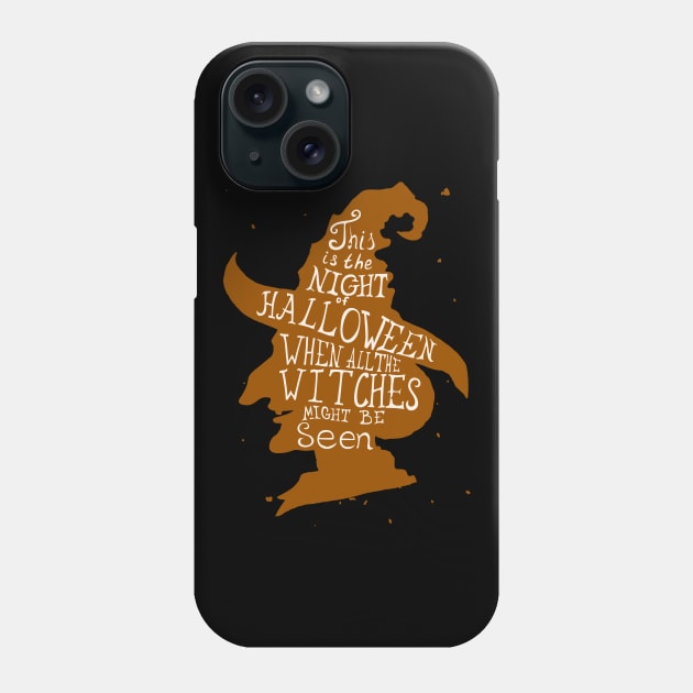 Halloween Witch Phone Case by attire zone