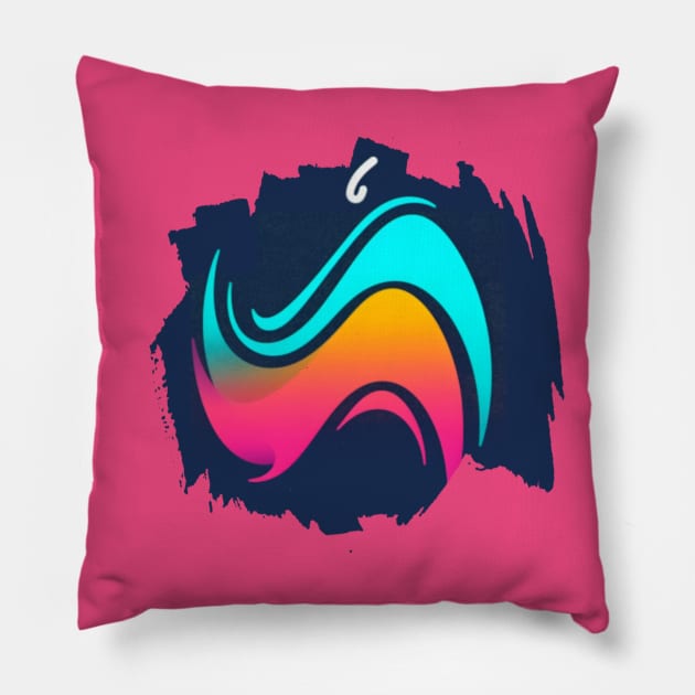 Abstract art Pillow by Pixy Official