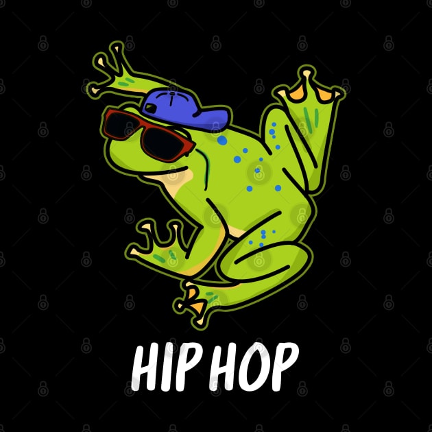 Hip Hop Cute Frog Pun by punnybone