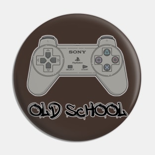 Playstation Old School Design Pin