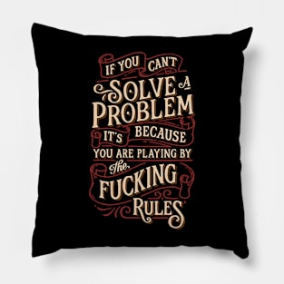 Breaking Rules Pillow