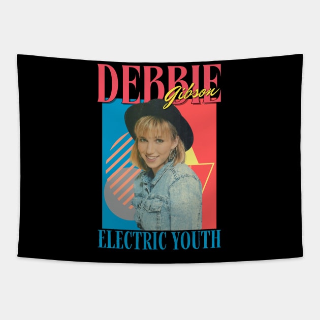 Debbie Gibson Vintage 1987 // Electric Youth Original Fan Design Artwork Tapestry by A Design for Life