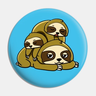 Sloth Pile Pin