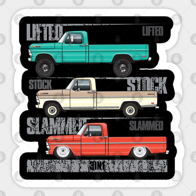 3 In 1 1968 Ford Truck Sticker Teepublic