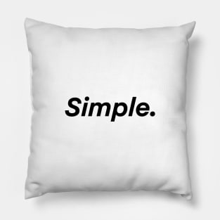 Simple white Pillow