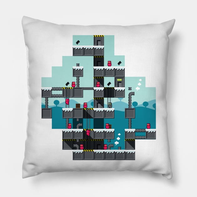 Arcade game Pillow by krzykostrowski