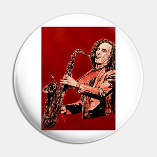 Kenny G saxophone Pin