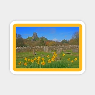 Eternal Springtime, Corfe Castle, March 2024 Magnet