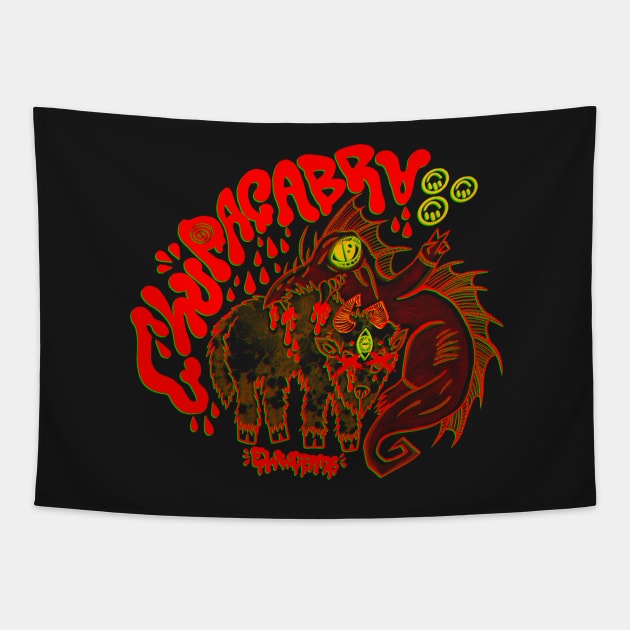 Chuupaacabraa - Retro Tapestry by EwwGerms