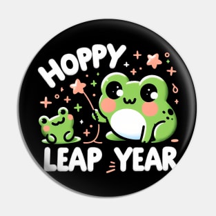 Hoppy Leap Year - Frog Pin