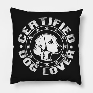 Certified Dog Lover Pillow