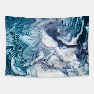 Real Marble Glitch Pattern Tapestry