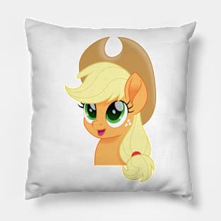 Applejack portrait Pillow