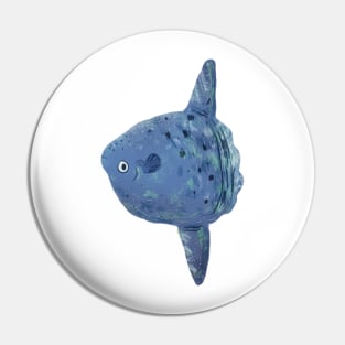 Mola Mola Sunfish Pin