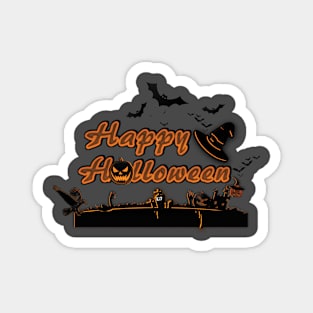 happy halloween Magnet