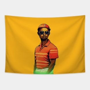 Old Guy Golf Tapestry