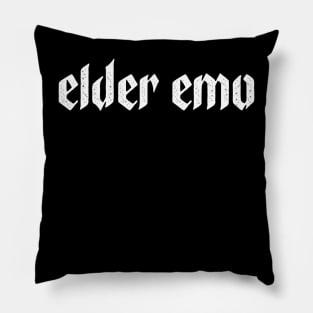 Elder Emo for Aging Emo Kids Pillow