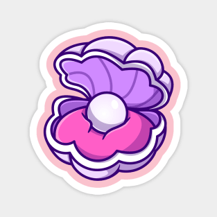 Cute Pearl Shell Cartoon Magnet