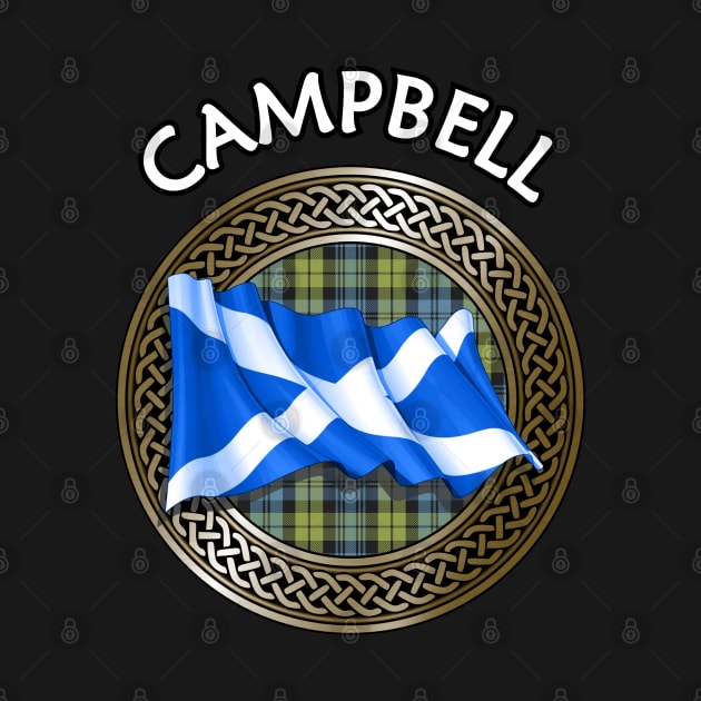 Clan Campbell Crest & Tartan Knot by Taylor'd Designs