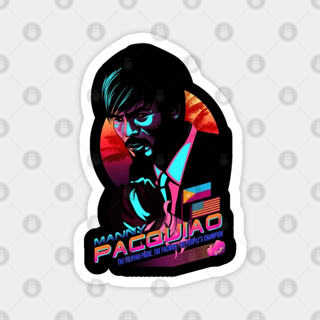 Manny Pacquiao Pinoy Pride Magnet by GraphicsGarageProject