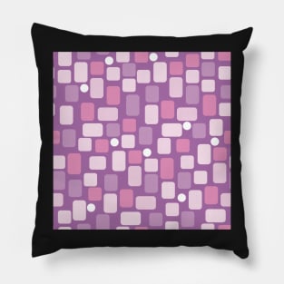 pink and purple rectangles Pillow