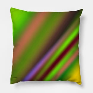 yellow blue green abstract texture Pillow