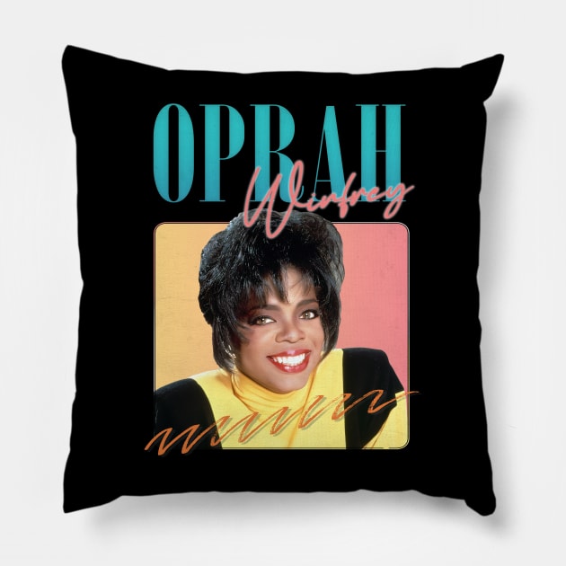 Oprah Winfrey --- 90s Aesthetic Pillow by DankFutura