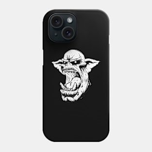 Ork black and white Phone Case