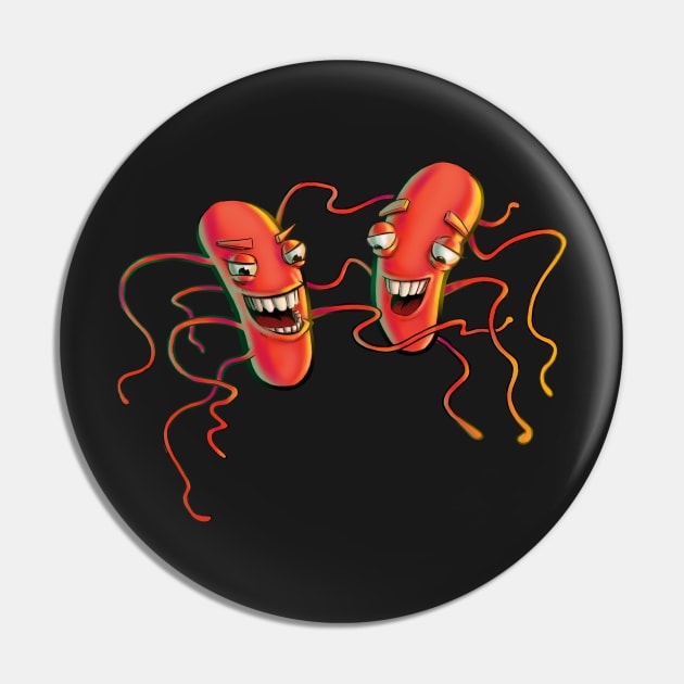 Funny Salmonella Pin by dreamland