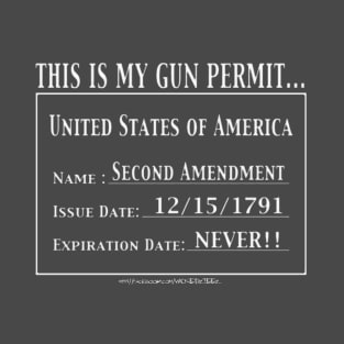 Gun Permit T-Shirt