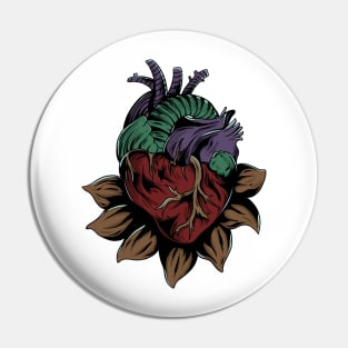 Heart attack Pin