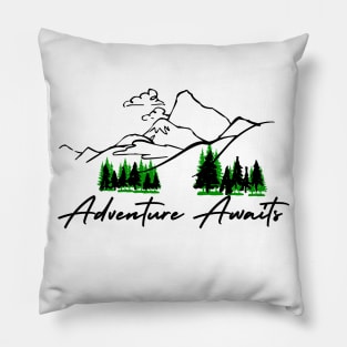 Adventure Awaits Pillow