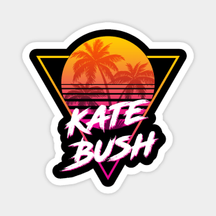 Kate Bush - Proud Name Retro 80s Sunset Aesthetic Design Magnet