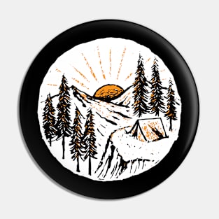 Sunrise Camp Pin