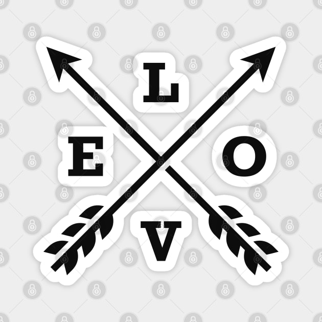 Love Arrows Magnet by KC Happy Shop